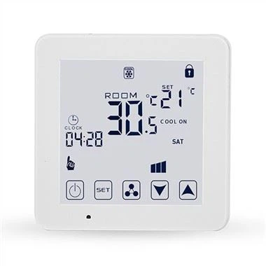 3단 속도 팬 제어 기능이 있는 온도 조절기